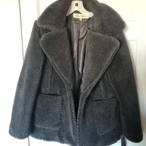 Sebby Collection Sherpa Coat